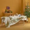 Picture of Garnier-Thiebaut 61x102" 'Noel Vintage Dore' Printed Tablecloth