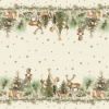Picture of Garnier-Thiebaut 61x102" 'Noel Vintage Dore' Printed Tablecloth