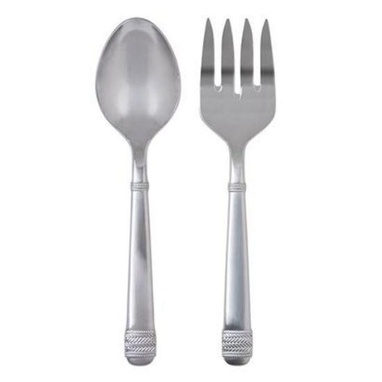 Picture of Juliska 'Le Panier' Stainless Steel 2-Piece Serving Fork & Spoon Set
