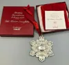 Picture of Towle 1990 Annual Snowflake Ornament Sterling Silver 1st Edition, with box