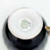 Picture of Rare Aynsley Bone China J.A. Bailey 'Cabbage Rose' Tea Cup & Saucer in Cobalt Blue