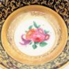 Picture of Vintage 1939-1949 Paragon Double Warrant Bone China Tea Cup & Saucer in Cobalt Blue with Heavy Gilding