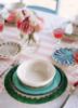 Picture of VIETRI 'Lisbon' Green Brushstroke Round Platter