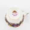 Picture of Vintage Royal Albert Garland Series 'Radiance' Purple Floral Tea Cup & Saucer, Gainsborough Shape