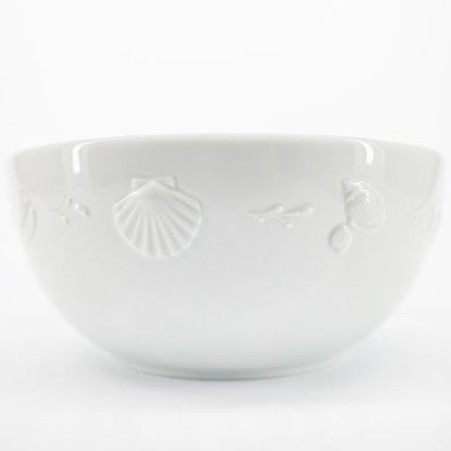Picture of Apilco Limoges Porcelain 'Ocean' Round Salad Serving Bowl