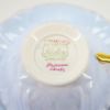 Picture of Vintage Shelley English Bone China Pale Blue Oleander Shape Teacup & Saucer with 'Primrose Chintz' Interior