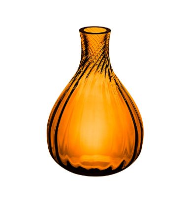 Picture of Vista Alegre 6.3" Color Drop Amber Bud Vase