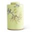 Picture of K&K Interiors 14" Green Ginger Ceramic Jar with Bird Motif