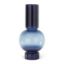 Picture of K&K Interiors 14" Two-Tone Blue Glass Vase