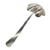 Picture of Antique Gorham Sterling Silver Gravy Ladle with Japanese Peacock Motif Handle & Bright Cut Bowl