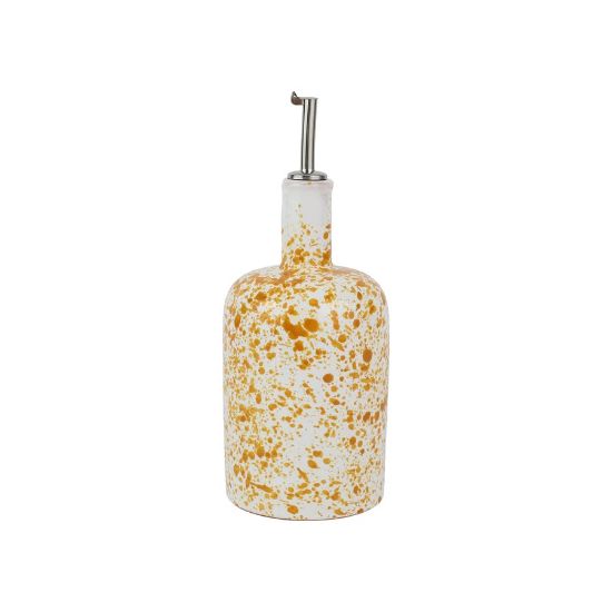Picture of Vietri Amalfitana Yellow Splatter Olive Oil Bottle