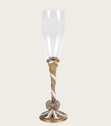 Picture of Edgar Berebi 'Ribbon & Bow' Stem, Golden #8637/7