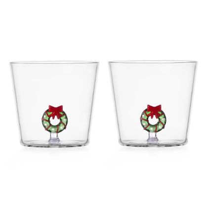 Picture of Ichendorf Milano 'Christmas Tales' Pair of Wreath Tumblers
