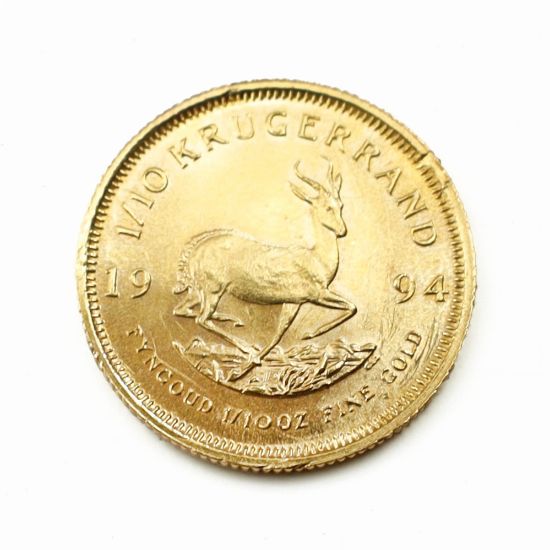Picture of 1/10 oz Gold Krugerrand – Random Year (Our Choice)