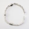 Picture of 14k White Gold Filigree Onyx & Diamond Edwardian Revival Bracelet 