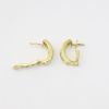Picture of 18k Yellow Gold Emerald & Diamond Earrings 