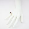 Picture of 18k Yellow Gold Oval Ruby & Diamond Ring 