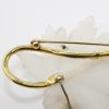 Picture of 18k Yellow Gold Crystal, Sapphire, Turquoise & Diamond Brooch 