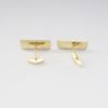 Picture of 14k Yellow Gold Black Sapphire & Diamond Cufflinks 