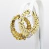 Picture of 18k Yellow Gold Diamond Dangle Earrings 