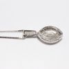 Picture of 14k White Gold 1.07CT Marquise Diamond Necklace 