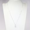 Picture of 14k White Gold 1.07CT Marquise Diamond Necklace 