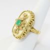 Picture of 18k Yellow Gold Emerald & Diamond Ring 