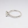 Picture of 14k White Gold .84CT Pear Diamond Engagement Ring 