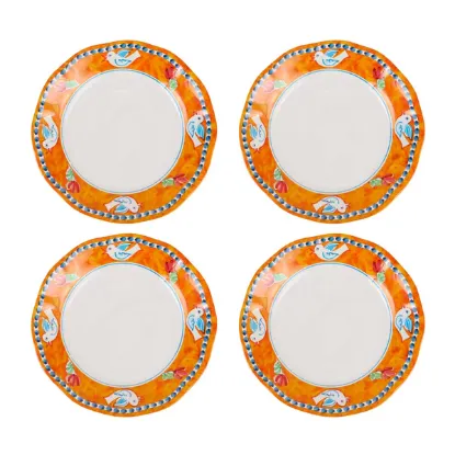 Picture of Set of 4 Melamine Uccello Salad Plates