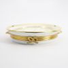 Picture of Limoges Porcelain Gold & White Tray Trinket Box with Miniature Champagne Bottle, Bucket, Glasses & Caviar On Top