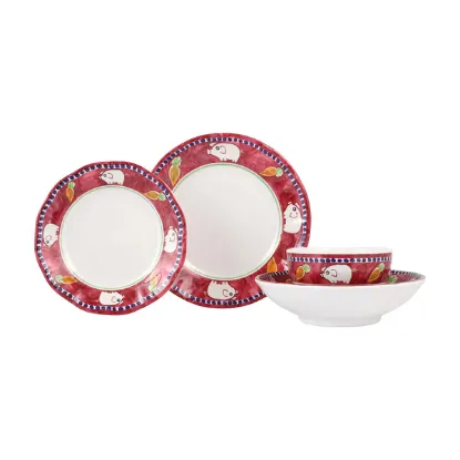 Picture of Melamine Porco 4-Piece Place Setting