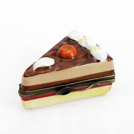 Picture of Limoges Porcelain Slice of Torte Trinket Box