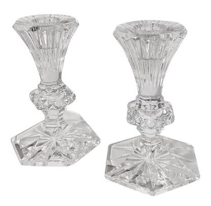 Picture of Waterford Pair of Chatham Crystal Candlesticks