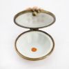 Picture of Limoges Porcelain Peach Cobbler Trinket Box 