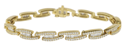 Picture of 3.10ct Diamond bracelet, 14k yellow gold