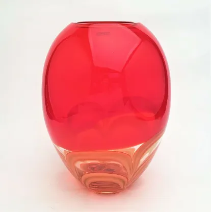 Picture of Waterford Evolution Red & Amber Ginger Jar Vase