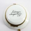 Picture of Limoges Porcelain Slice of Apple Pie on Plate with Spoon Trinket Box