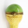 Picture of Limoges France Pistachio/Mint Ice Cream Cone Trinket Box 