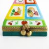 Picture of Limoges Porcelain Food Pyramid Trinket Box with Plate of Food Inside
