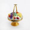 Picture of Limoges Porcelain Handled Compote of Fruit Trinket Box