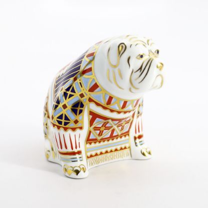 Picture of Royal Crown Derby Imari Bulldog Paperweight