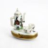 Picture of Limoges Porcelain Coffee Set with Rothschild Bird Inspired Motif Trinket Box