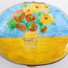 Picture of Limoges Porcelain Van Gogh's Sunflowers Trinket Box  