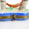 Picture of Limoges Porcelain Palm Trees & Hamock on Beach Trinket Box 