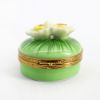 Picture of Limoges Porcelain Blooming Narcissus Flowers Trinket Box with Surprise Ladybug Inside