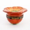 Picture of Limoges Porcelain Single Poppy Flower Blossom Trinket Box 