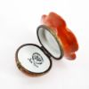 Picture of Limoges Porcelain Single Poppy Flower Blossom Trinket Box 