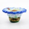 Picture of Limoges Porcelain Single Blue Daisy/Cosmo Flower Blossom Trinket Box 