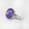 Picture of Purple Star Ceylon Sapphire, Diamond & Platinum Ring by Raymond C. Yard