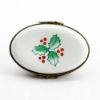 Picture of Limoges Porcelain Winter Robin Trinket Box 